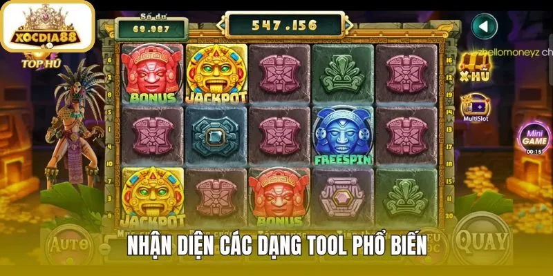 Tool nổ hũ phổ biến theo từng mức cảnh báo