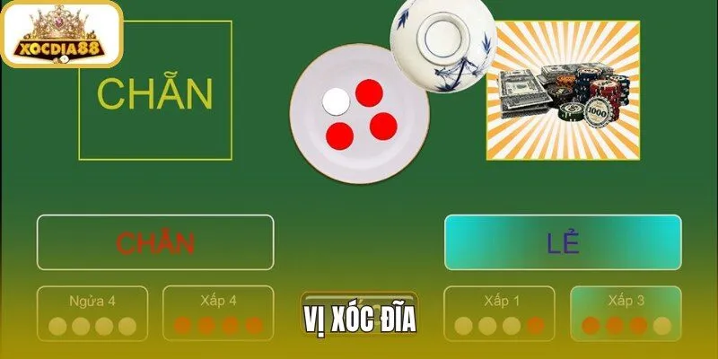 Vị Xóc Đĩa - Quân Vị Chẵn Lẻ Dễ Hiểu Tại Xocdia88